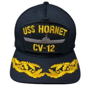 Northstar 5 Panel Blue One Size USS Hornet CV-12 Scrambled Eggs Ship USA Hat